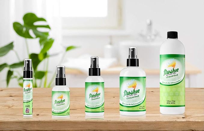 Flushie Pre-Toilet Sprays for Poop Travel Size Toiletries Bathroom Spray for - Image 6