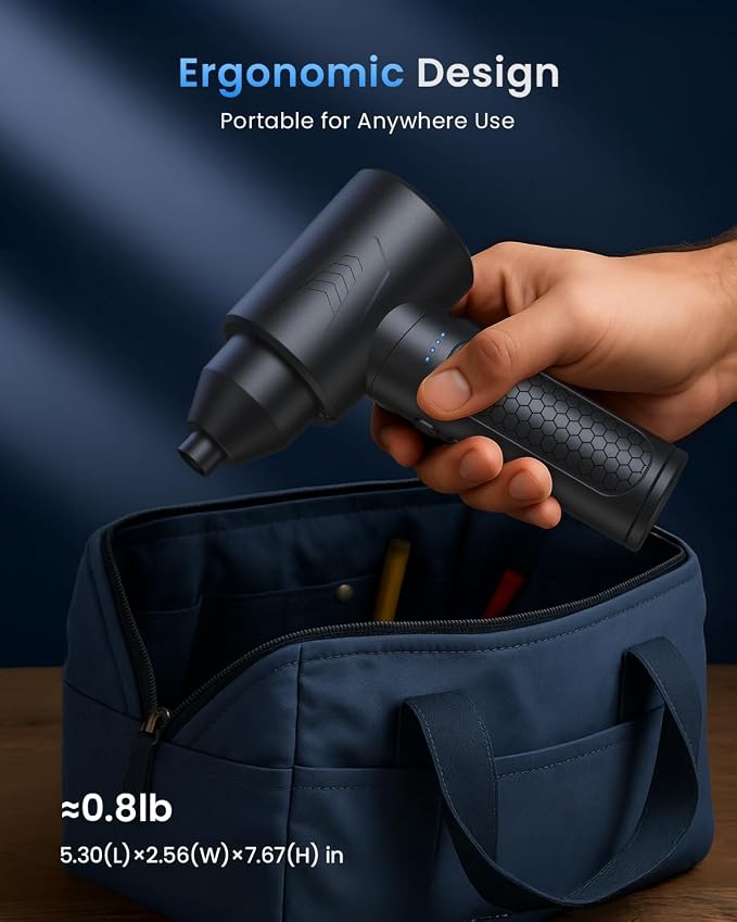 Electric Air Duster – 150000RPM Powerful Compressed Air Duster - Image 7