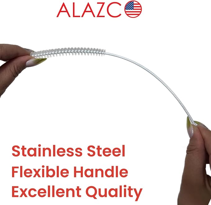 20 Premium Straw Cleaner Brush XL 12" Long & 3/8” Wide Straws Pipe Cleaning - Image 3