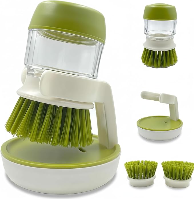 Good Grips Soap Dispensing Palm Brush, Dish Scrub Brush, Kitchen Brushes by Unknown
