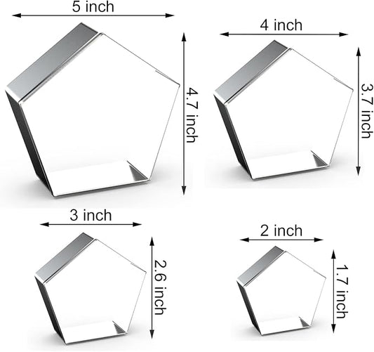Pentagon Cookie Cutter Set Large - Image 2