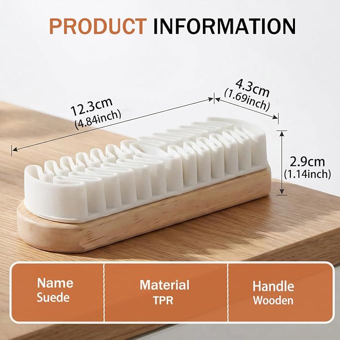 Suede Brush for Shoes, Suede Brush and Eraser for Uggs Shoes, Suede Shoe - Image 3