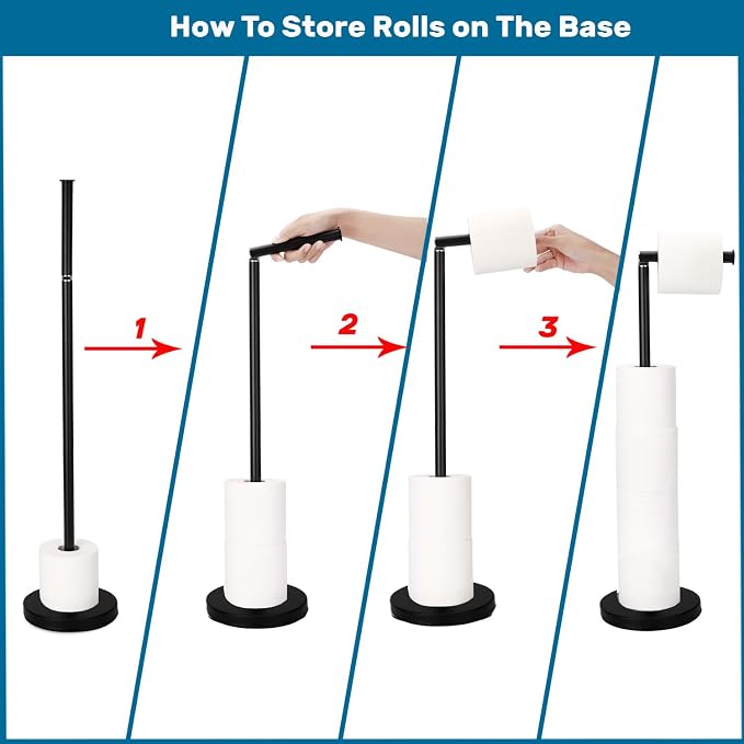 Noonext Toilet Paper Holder Stand - Image 2