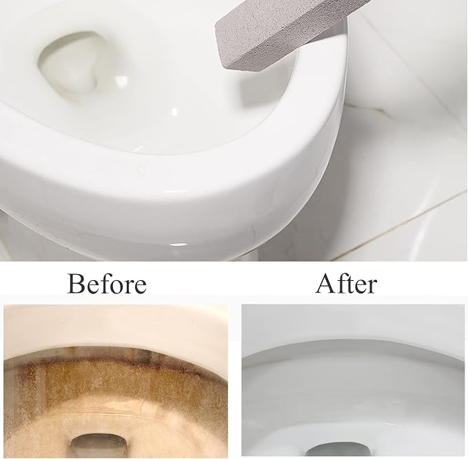 8 Pack Pumice Stone for Toilet Bowl Cleaning, Scouring Stick Remove Toilet Bowl - Image 6