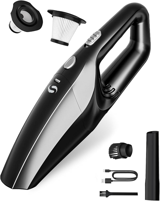 Handheld Vacuum Cordless Mini Car Vacuum Cleaner Portable and Rechargeable by SERVOMASTER