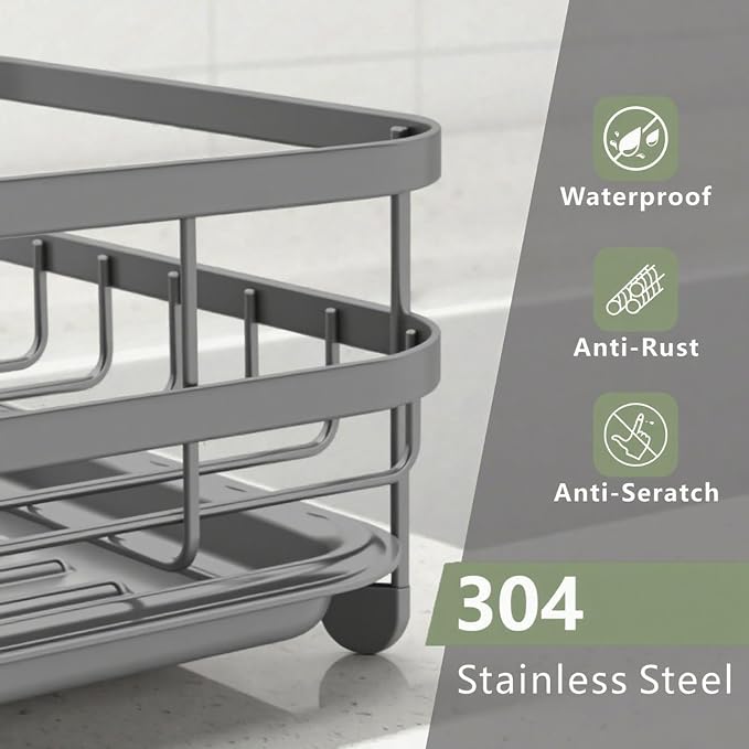 Dish Drying Rack Stainless Steel Drying Racks - Image 5