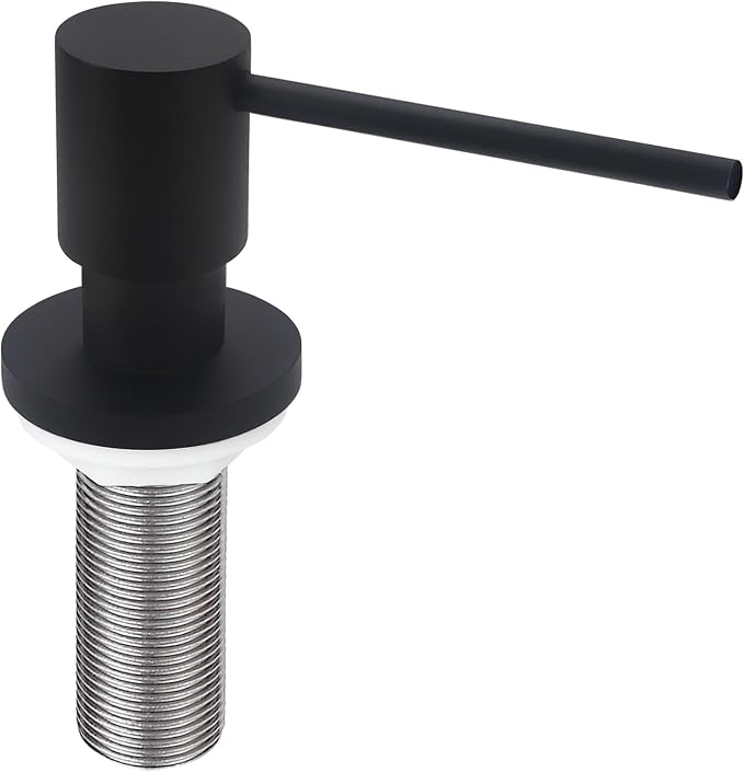 Matte Black All Brass Soap Dispenser by EADOT