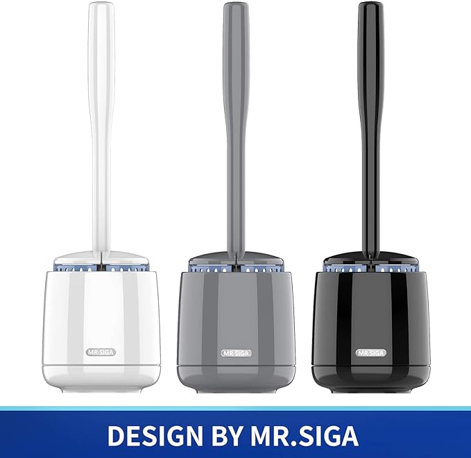 MR.SIGA Toilet Bowl Brush and Holder, - Image 2