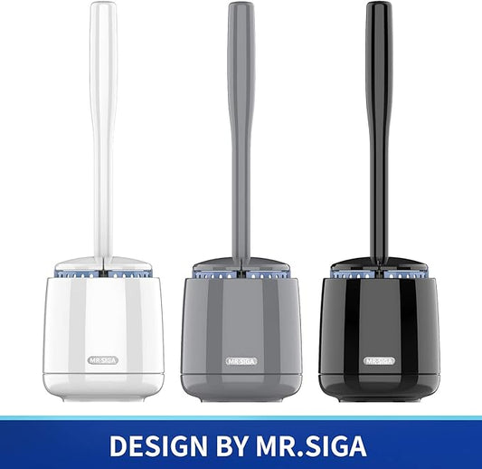 MR.SIGA Toilet Bowl Brush and Holder, - Image 2