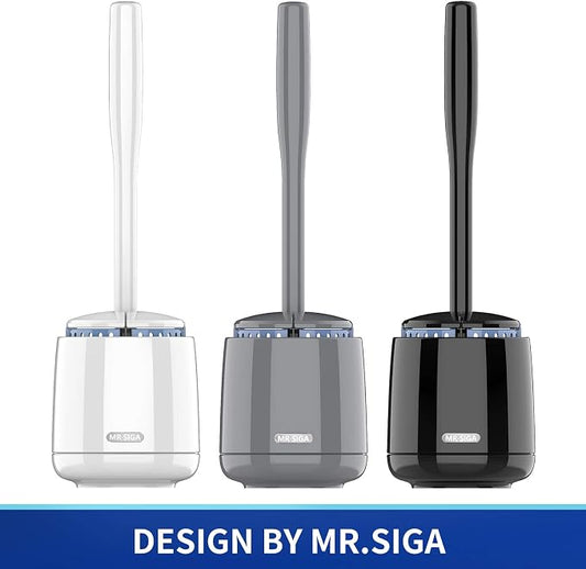 MR.SIGA Toilet Bowl Brush and Holder, - Image 2
