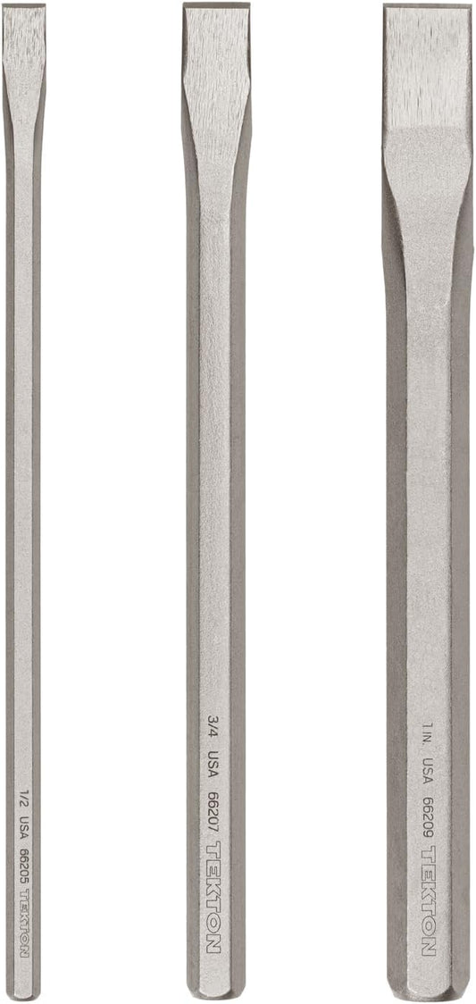 TEKTON Long Cold Chisel Set, 3-Piece | 66506 by TEKTON