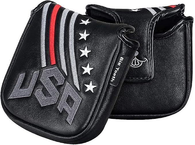Big Teeth Golf Cover USA Stripe and Star Headcover Covers, Driver Fairway Wood - Image 6