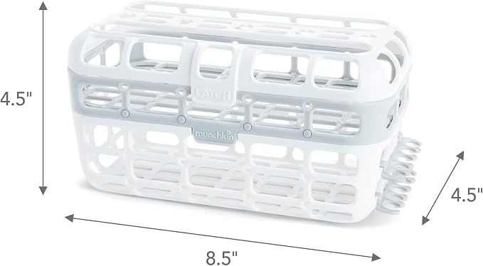 Munchkin Dishwasher Basket, High Capacity | 2 Pack | Grey - Image 6