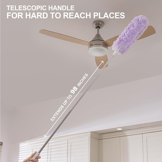 JOYMOOP Ceiling Fan Cleaner Duster and Cobweb Duster - Image 2