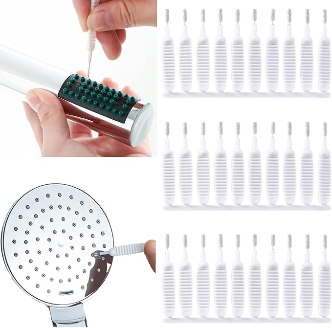 30pcs Shower Nozzle Cleaning Brush Anti-Clogging by Alnorte