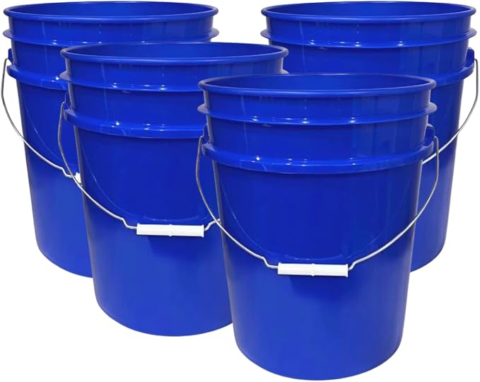 House Naturals 5 Gallon Premium HPDE Plastic Bucket by House+Naturals