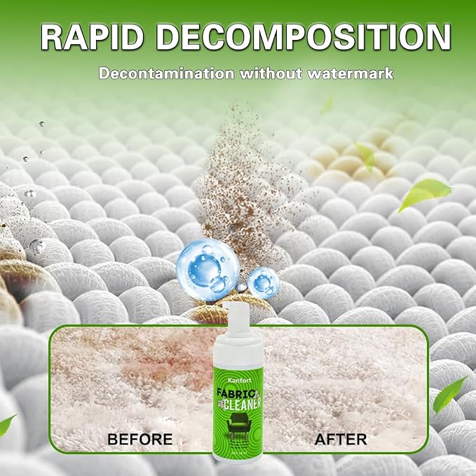 Upholstery Foam Cleaning 2 Pack, No Rinse Fabric Cleaner - Image 4