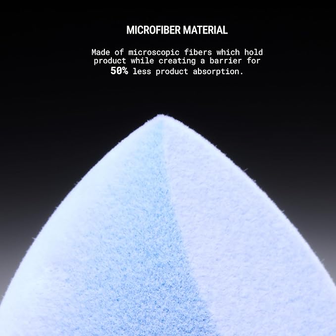 JUNO & Co. Microfiber Makeup Sponge, Dual Layer Technology - Image 2