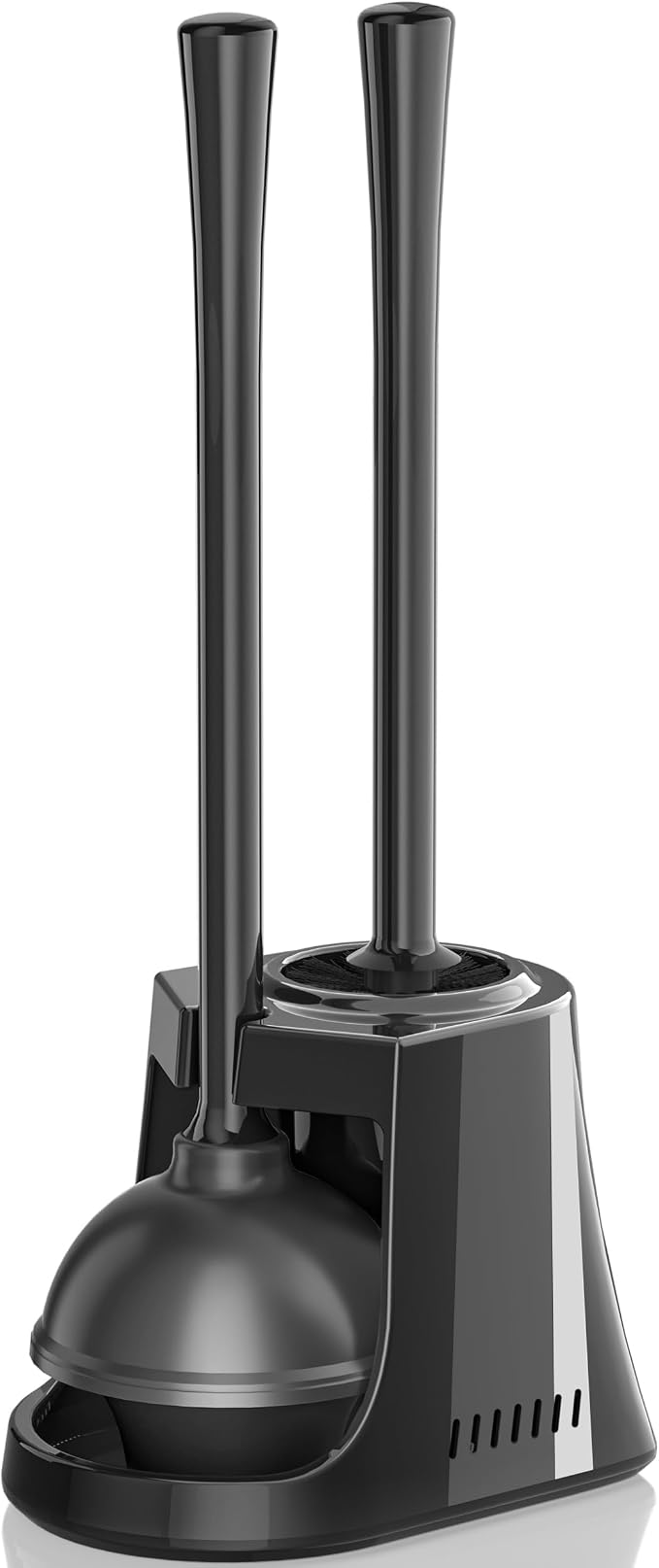 Toilet Plunger and Brush with Holder, Bowl Brush and Heavy Duty Toilet Plunger by LOVLOY