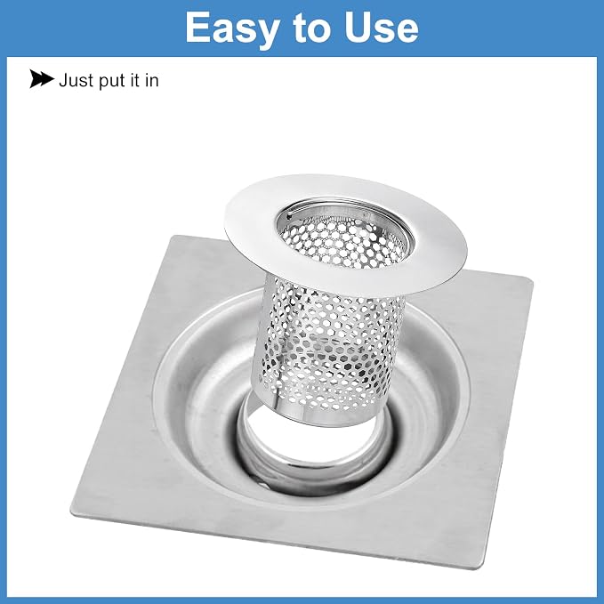 uxcell 4 Pack Shower Drain Strainer, Fit Hole Size from 1.5" to 2.6" - Image 5