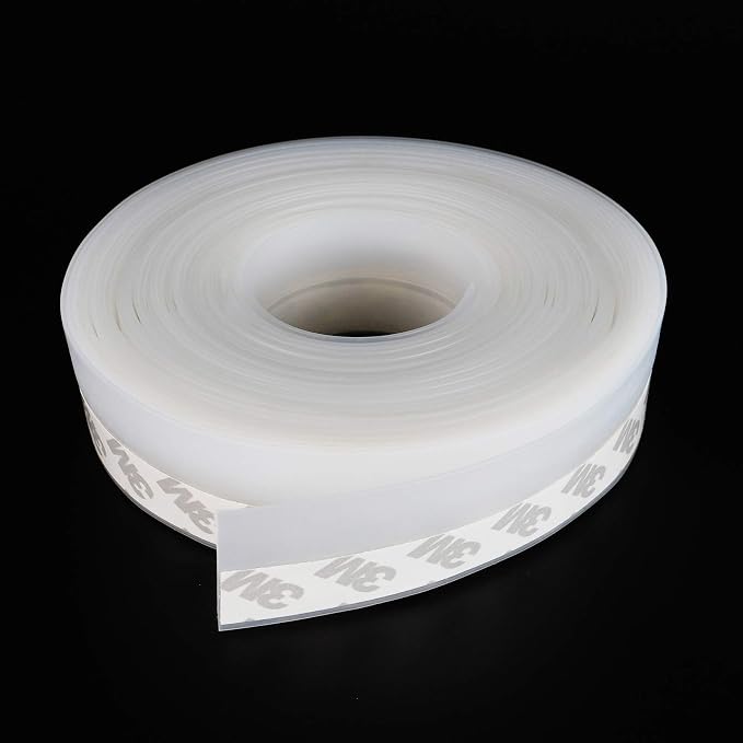 Door Weather Stripping Doors Seal Strip, 26 FT Silicone Sealing Tape by tadpole
