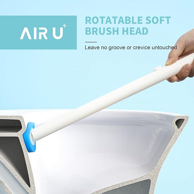 AIR U+ Disposable Toilet Brush, Toilet Bowl Cleaning System - Image 6