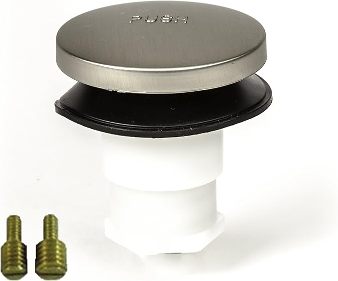 Toe Touch Bath Tub/Bathtub Drain Stopper Includes 3/8" and 5/16" Fittings by PermaFLOW