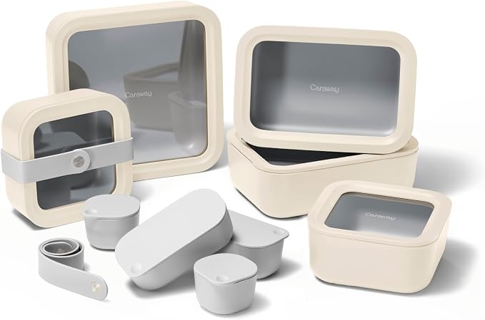 Caraway 14pc Glass Food Storage Container Set by Caraway