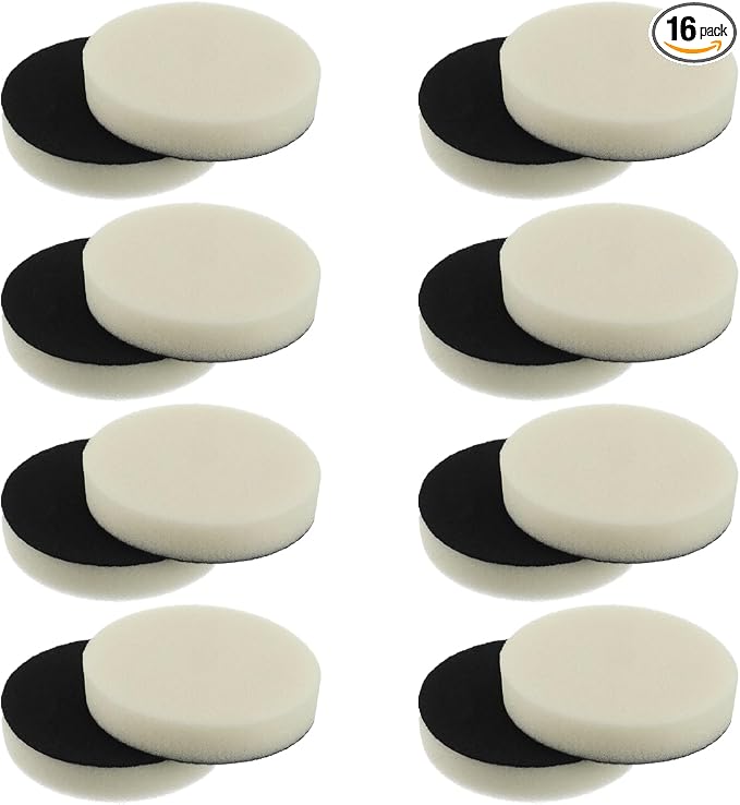 16pcs Foam Pads Power Scrubber Pads Set Electric Scrubber Replacement Scouring by EPLZON