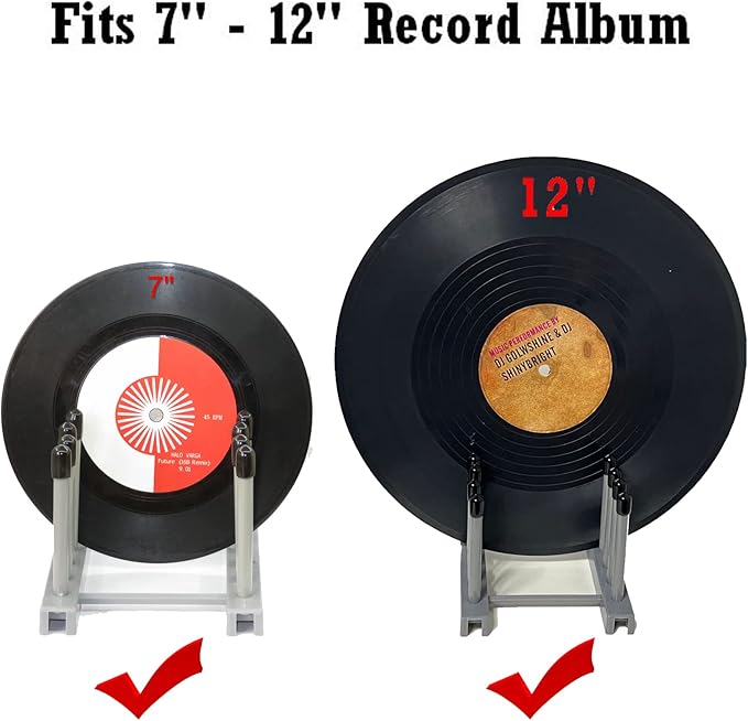 Pmsanzay Vinyl Record Storage Holder Stand cleaning device drying rack Display - - Image 4