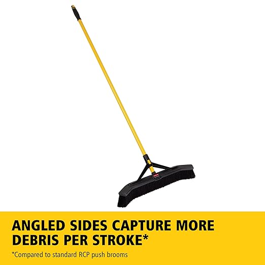 Rubbermaid Commercial Products Maximizer 36" Push to Center Push Broom - Image 2