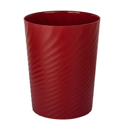 UUJOLY Plastic Small Trash Can Wastebasket, Garbage Container Basket by UUJOLY