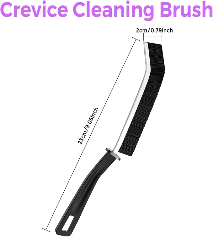 Detail Cleaning Brush Set of 3, Hard Bristle Gap Brushes - Image 4