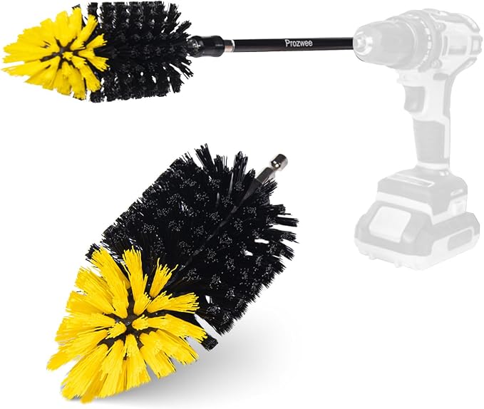 2PACK Tile Corner Drill Brush Set, by Prozwee