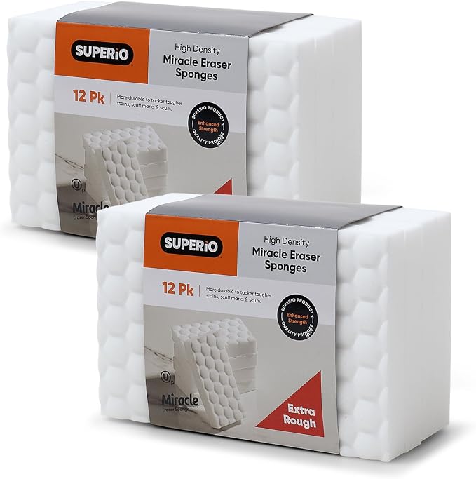 Superio High-Density Miracle Eraser Sponges by Superio