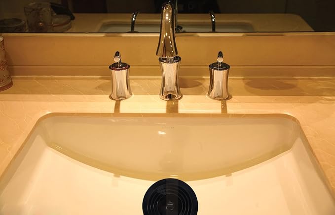 V-TOP Tub Stopper 2 Pack, 6 inches Large Silicone Drain Plug Hair Stopper Flat - Image 3