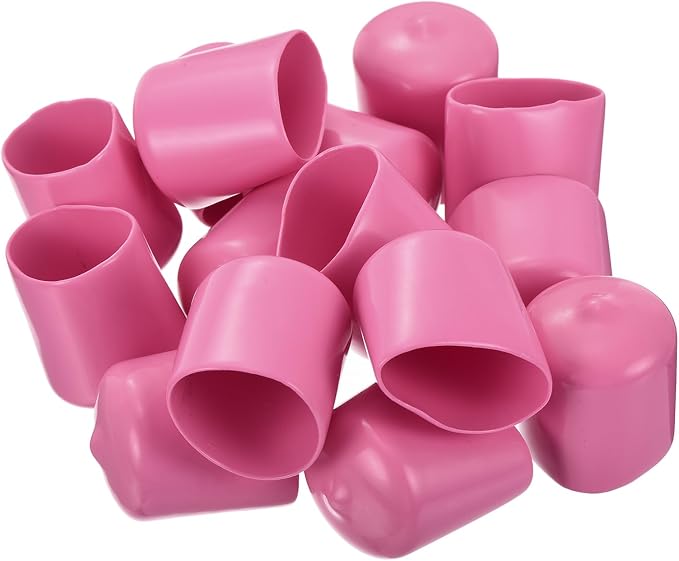uxcell 20pcs Rubber End Caps 23mm ID Vinyl PVC Round Tube Bolt Cap Cover Screw - Image 4