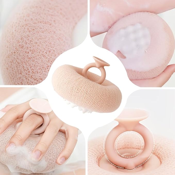 Super Soft Sunflower Suction Cup Bath Ball, 2026 Upgraded 2-in-1 Sunflower Bath - Image 4