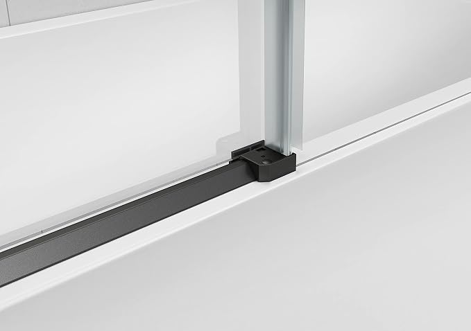 Sunrosa Semi-Frameless Tub Shower Door, 59-2/8"W ×60" H Single Sliding Shower - Image 4
