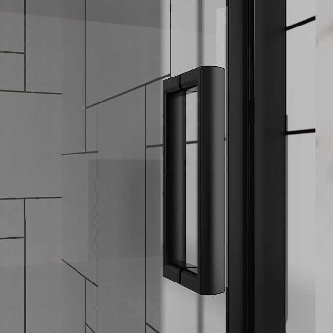 Frameless Bi-Fold Shower Door 32" W x 72" H, 1/4" Clear Tempered Glass - Image 9