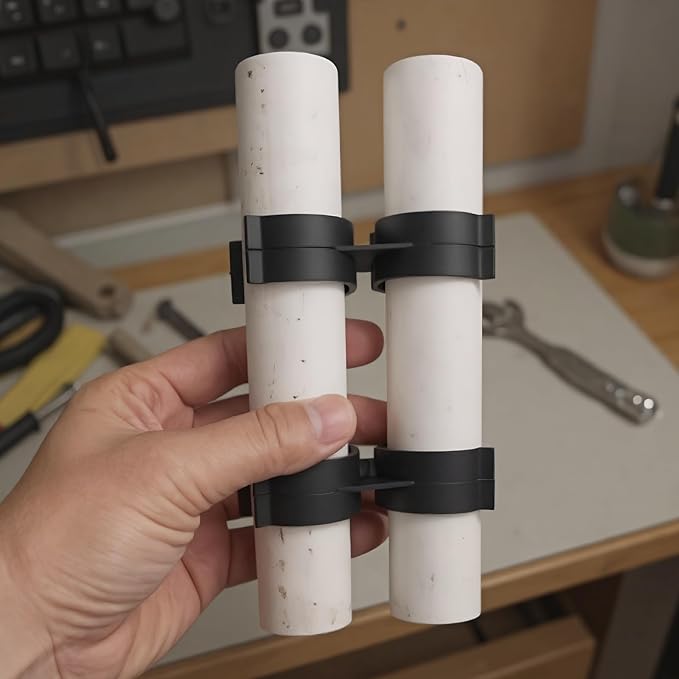 6Pcs Double Pipe Clamp Connectors - Image 8