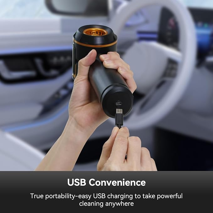 Car Vacuum with LED Digital Display, 20000PA Advanced Clean Cordless Handheld - Image 7