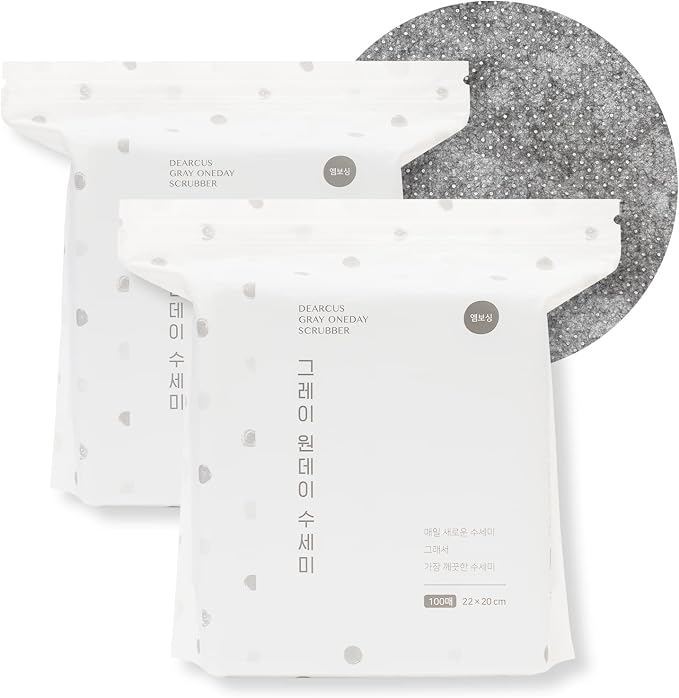 DEARCUS Gray One Day Scrubber by DearCustomersDEARCUS
