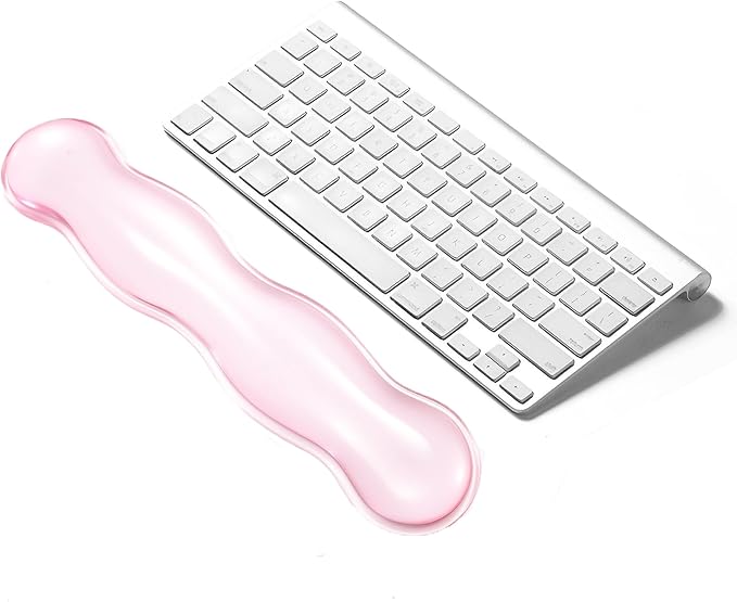 Clear Gel Wrist Rest for Keyboard, Keyboard Wrist Rest for Typing Pain Relief by COPORISO