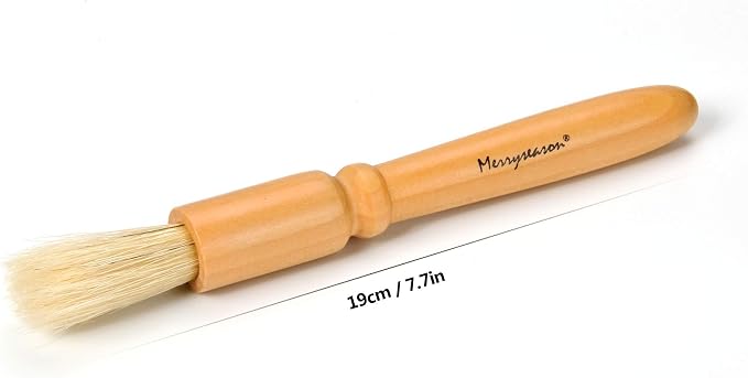 Coffee Grinder Cleaning Brush, Wood Handle & Natural Bristles Wood Dusting - Image 4