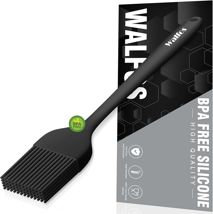 Walfos Silicone Basting Pastry Brush, Heat Resistant Pastry Brush, Strong Steel by Walfos