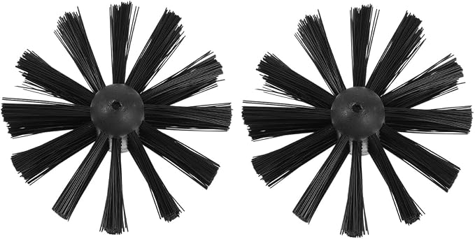 DOITOOL 2 Pcs 4 Inch Chimney Brush Head, Fireplace Cleaner Dryer Vent Cleaner by DOITOOL