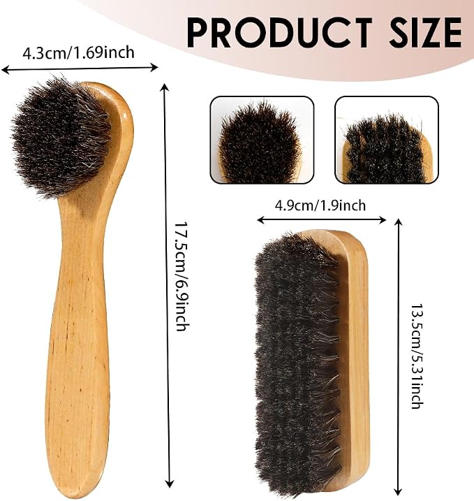 Shoe Brush, Shoe Brushes Shoe Shine Brush Brush Shoe Polish Brush - Image 3