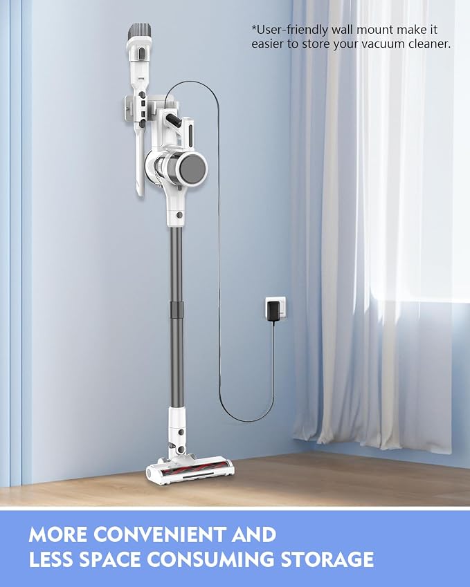 Cordless Vacuums, 000PRM Powerful Motor Vacuum Cleaner and 2200mAH Rechargeable - Image 6