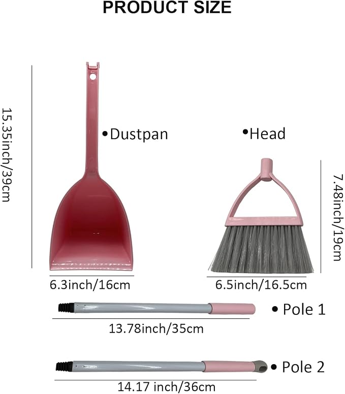 Kids Broom and Dustpan Set-Mini Dustpan and Broom - Image 7